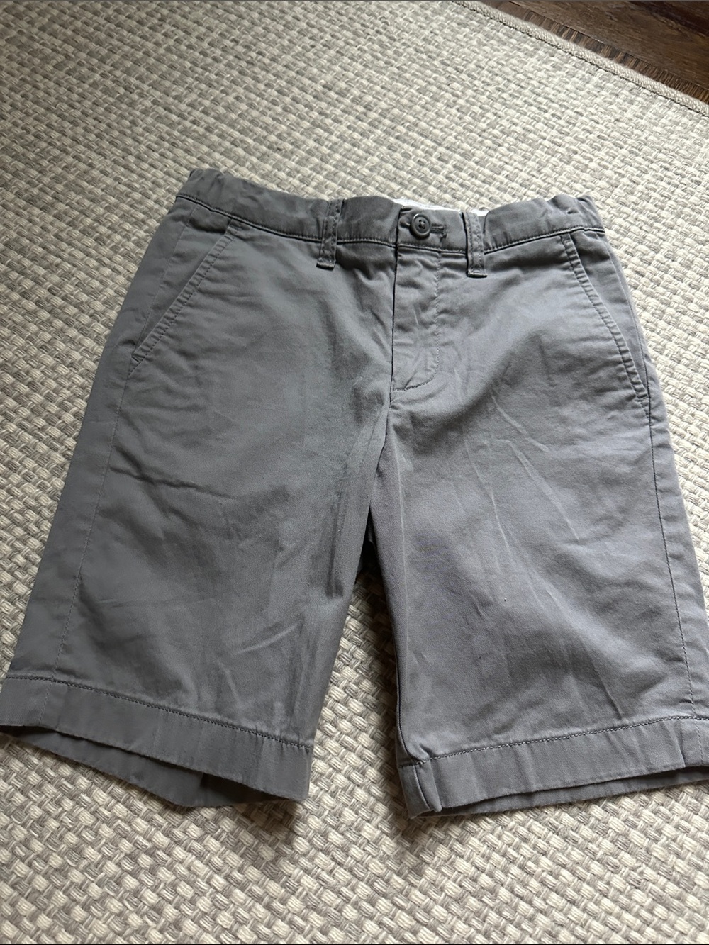 J. Crew Boys' Gray Cotton Chino Shorts